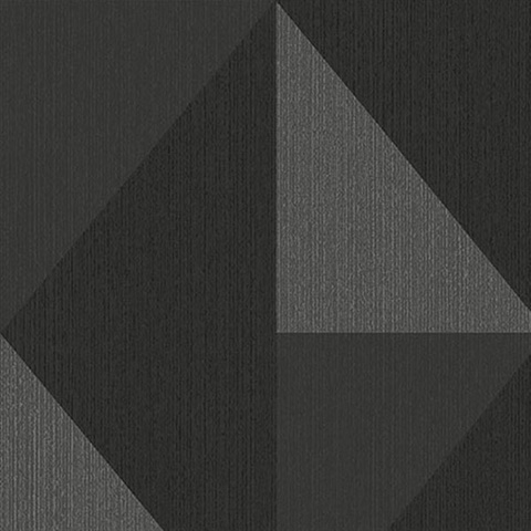 Diamond Silver Tri-Tone Geometric Wallpaper