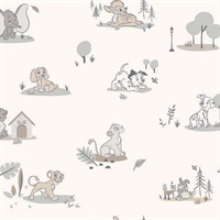 Disney Baby Animals P & S Wallpaper