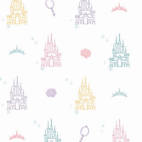 Disney Princess Castle P &amp; S Wallpaper