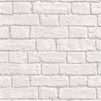 Ditmas White Brick Wallpaper