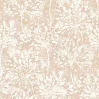 Dori Blush Painterly Floral Wallpaper