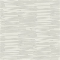 Dove & Silver Water Reed Thatch Wallpaper