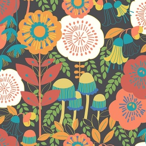 Dream Garden Off White Peel & Stick Wallpaper