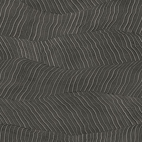 Drift Charcoal Abstract Landscape Wallpaper