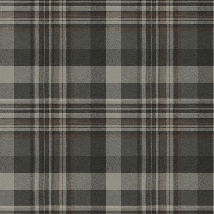 Dutton Plaid Charcoal Wallpaper