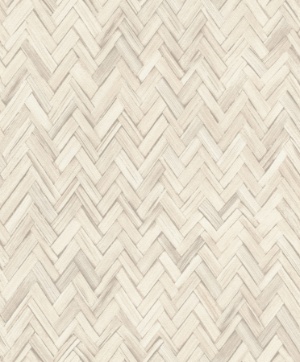 Ellery Wheat Herringbone Wallpaper