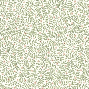 Elodie Gold Petite Floral Premium Peel + Stick Wallpaper