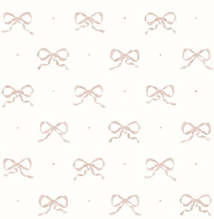 Emma Petal Large Bow Wallpaper