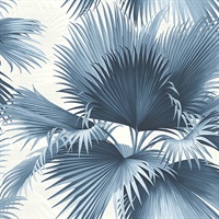 Endless Summer Blue Palm Wallpaper