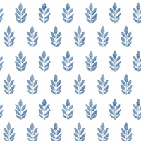 Ervic Neutral Leaf Block Print Wallpaper