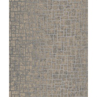 Etude Charcoal Geometric Wallpaper