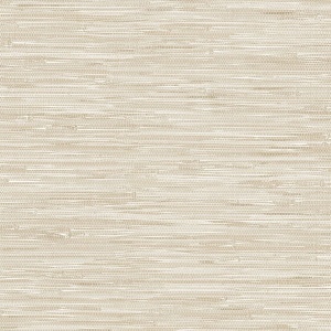 Exhale Dove Woven Faux Grasscloth Wallpaper