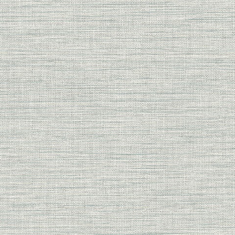 Exhale Seafoam Faux Grasscloth Wallpaper