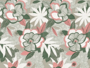 Fantasium Black Floral Peel & Stick Wallpaper