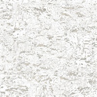 Faux Cork White Peel & Stick Wallpaper