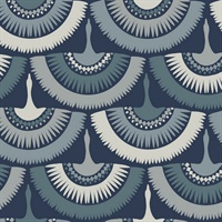 Feather and Fringe Wallpaper