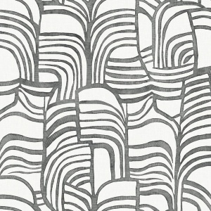 Featherwork Black & White P&S Wallpaper