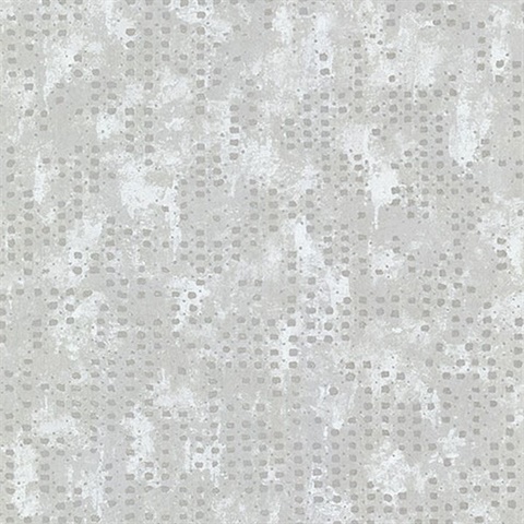 Felsic Silver Studded Wallpaper