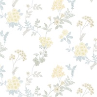 Fern Floral Wallpaper
