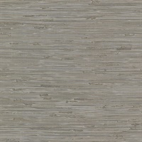 Fiber Grey Weave Texture Wallpaper