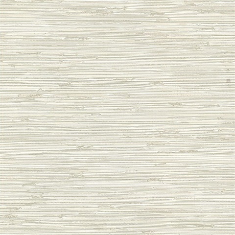 Fiber Off-White Weave Texture Wallpaper