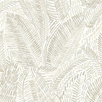 Fildia Taupe Botanical Wallpaper