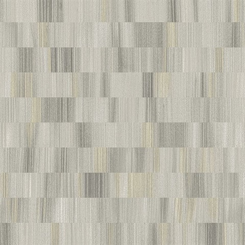 Flicker Light Grey Horizontal Textured Stripe Wallpaper