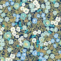 Flora Ditsy Blue Garden Wallpaper