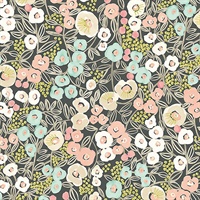 Flora Peach Garden Wallpaper