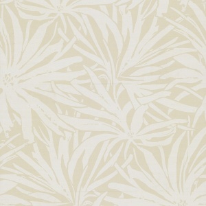 Floral Canopy Black Mural