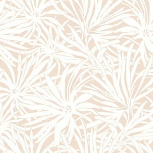 Floral Canopy Linen Wallpaper