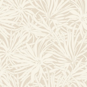 Floral Canopy Linen Wallpaper