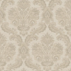 Floral Damask Cream Wallpaper
