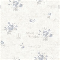 Floral Toile Wallpaper