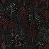 Folklore Trees P & S Wallpaper