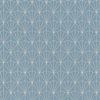 Frankl Blue Geometric Wallpaper