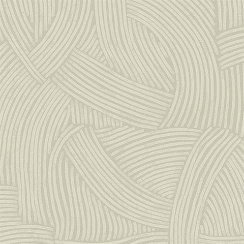 Freesia Grey Abstract Woven Wallpaper