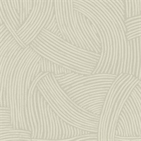 Freesia Grey Abstract Woven Wallpaper