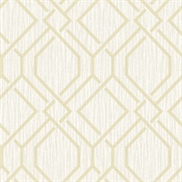 Frege Gold Trellis Wallpaper