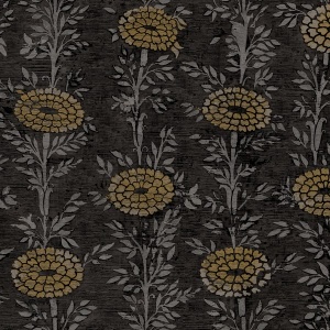 French Marigold White & Gold Wallpaper