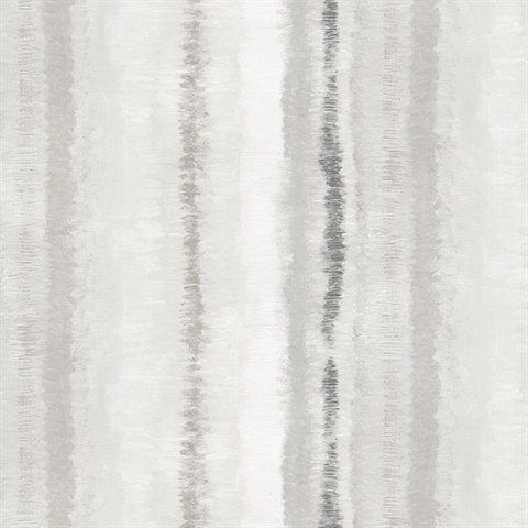 Frequency Stripe Wallpaper in shades of Grey