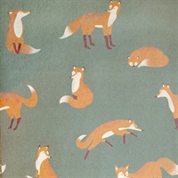 Friendly Foxes Wallpaper