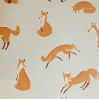 Friendly Foxes Wallpaper