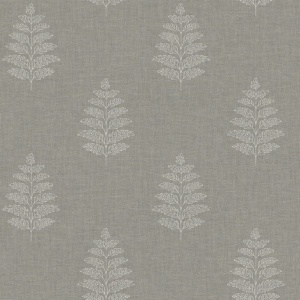 Frond Cream Leaf Wallpaper