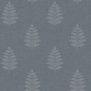 Frond Cream Leaf Wallpaper