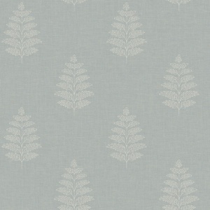 Frond Cream Leaf Wallpaper