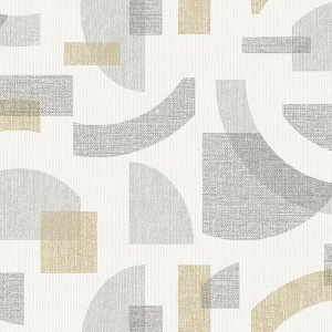 Fulton Blue Shapes Wallpaper