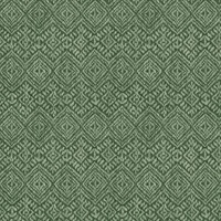 Gallivant Green Woven Geometric Wallpaper