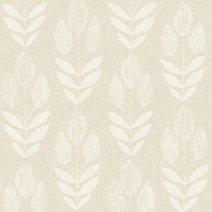 Garland Denim Block Tulip Wallpaper