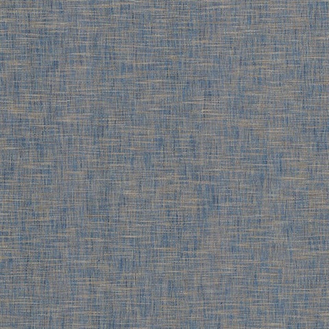 Genji Blue Woven Wallpaper